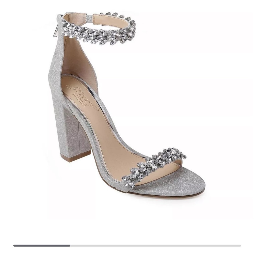 Jewel Badgley Mischa Block Heel Evening Sandal